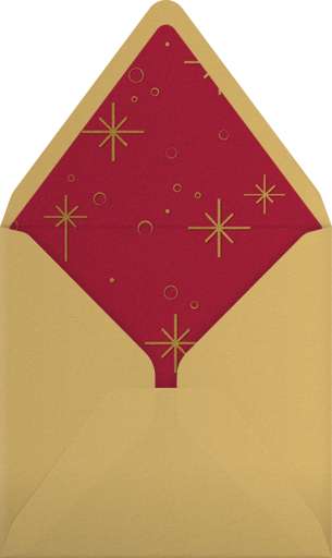 Celestial Snowflake - Paperless Post Envelope