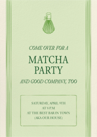 Matcha by Paperless Post