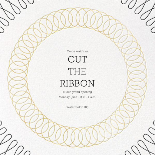 Spirals (Save the Date) by Paperless Post