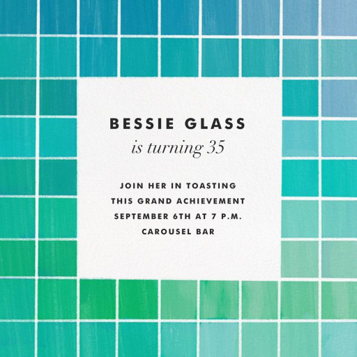 Chromatic (Photo) - Birthday Invitation by Kelly Wearstler - Back