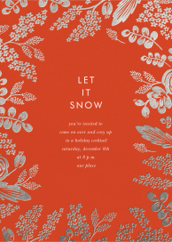 Heather and Lace - Christmas Party Invitation by Rifle Paper Co.