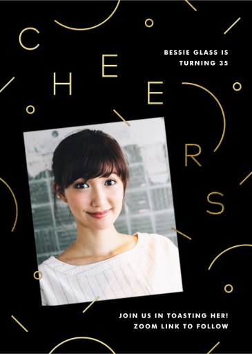 Geometric Cheers - Invitation by Paperless Post