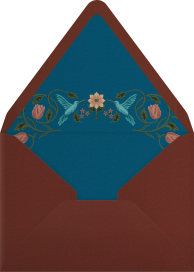 Hummingbird Garden - Chand Sitara Envelope