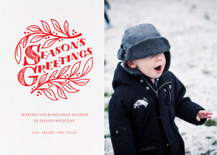 Mistletoe Signet - Holiday Card by Paperless Post