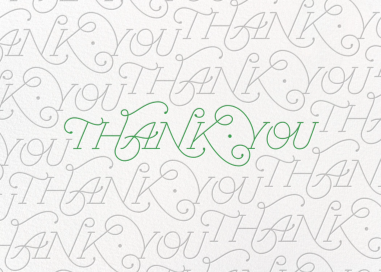 A Thousand Thanks - Thank You Card by Paperless Post