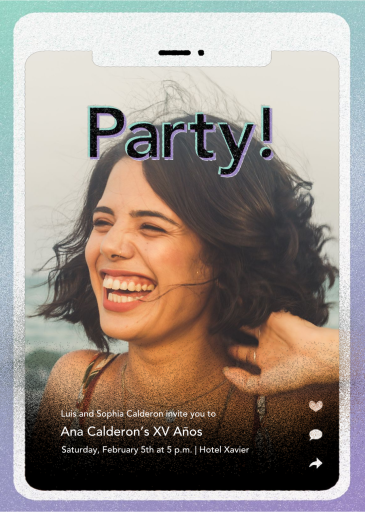 Little Rockstar - Quinceañera Invitation by Paperless Post