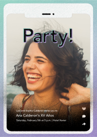 Little Rockstar - Quinceañera Invitation by Paperless Post