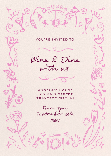 Spot the Disco - Party Invitation by Pulp Templates Co.