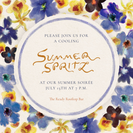 Summer in Bloom - Invitation by Fin Fellowes