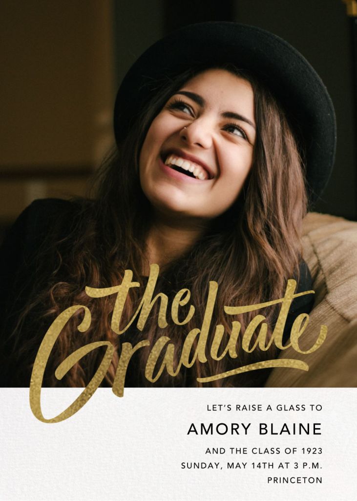 Picture of Success - Graduation Party Invitation | Send online ...