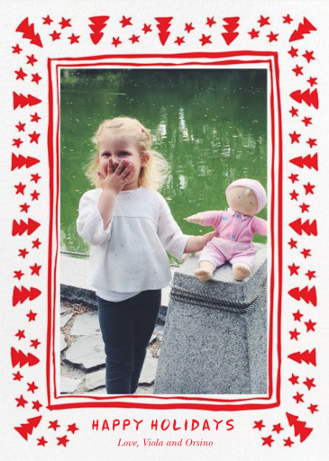 Forest Eve (Photo) - Holiday Card by Linda and Harriett