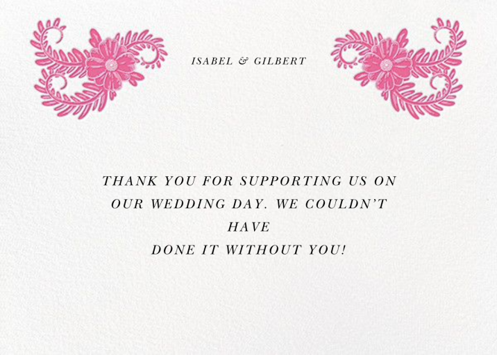 Festive Flora (Stationery) - Stationery by Oscar de la Renta