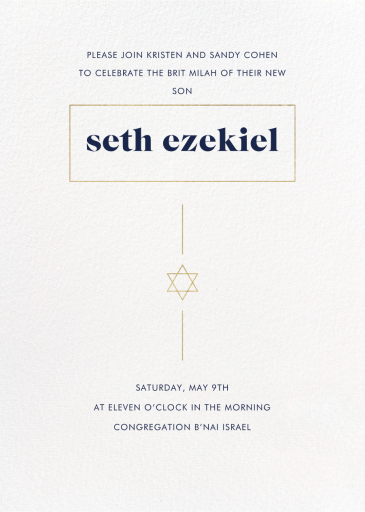 Momentous - Bar & Bat Mitzvah Invitation by Paperless Post