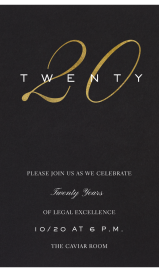 Poise Milestone - Business Event Invitation by Paperless Post