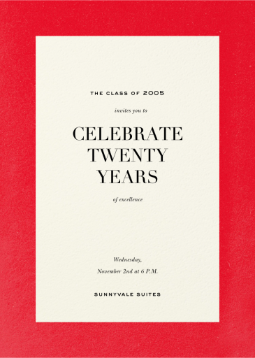 A La Mode - Alumni Event Invitation by Paperless Post