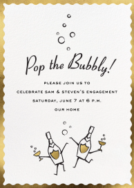 Dancing Champagne - Invitation by Cheree Berry Paper & Design