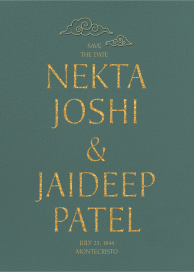 Swirling Clouds - Save the Date by Chand Sitara