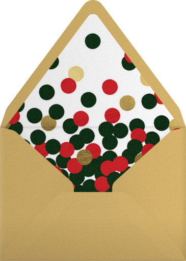 Sprinkled Confetti (Vertical) - Paperless Post Envelope