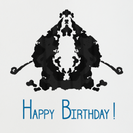 Rorschach Birthday Silhouette - Birthday Card by Paperless Post