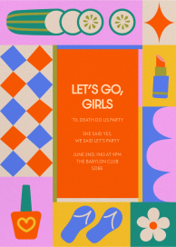 Cool as A Cuke - Bachelorette Party Invitation by Paperless Post