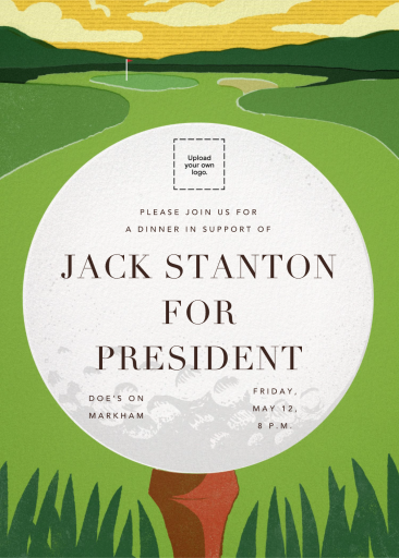 Tee Time - Fundraiser Invitation by Paperless Post