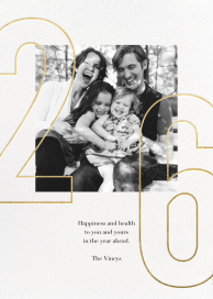 Double Digits - New Year's Card by Paperless Post