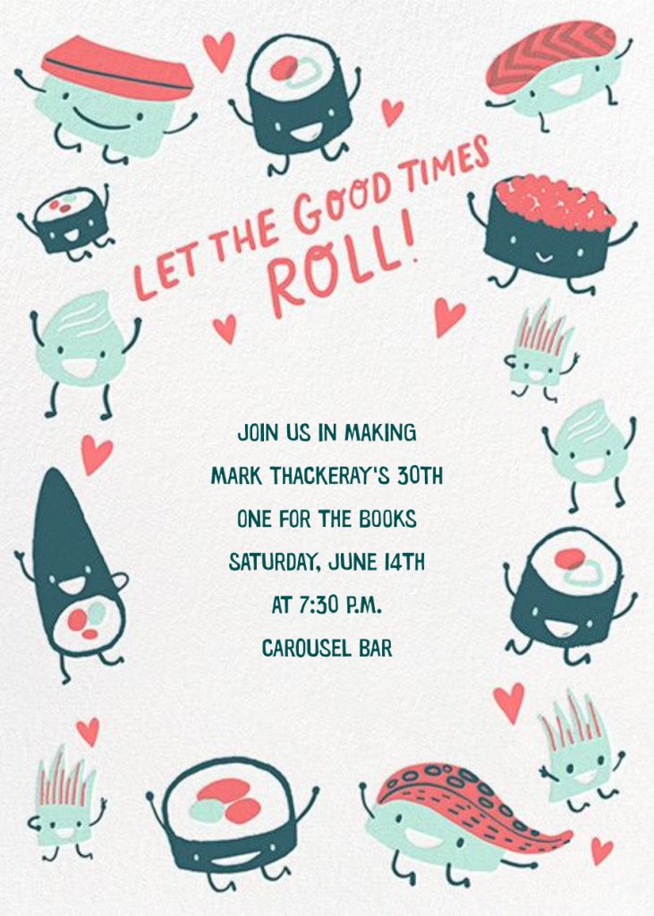 Roll Out Invitation