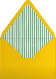 Sobre para invitación «Fiesta» con borde floral de colores vivos