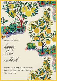 Exuberance - Happy Hour Invitation by Schumacher