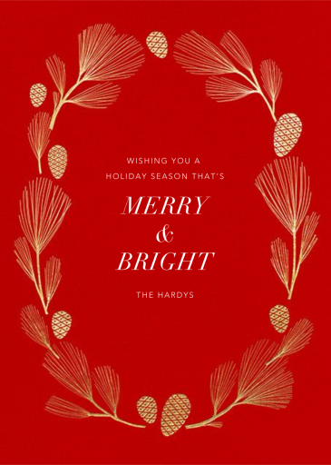 Sugar Pine - Holiday Card by Paperless Post