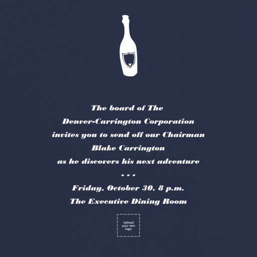 Navy - Retirement and Farewell Party Invitation by Paperless Post