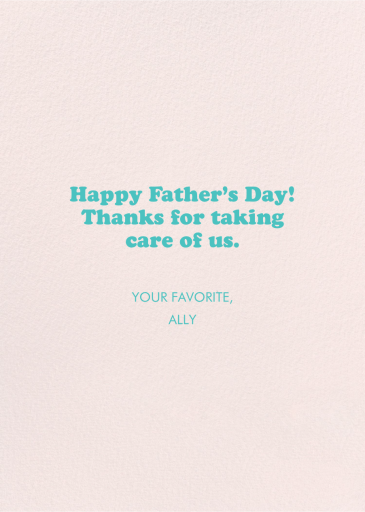 Classic Car Dad by Party Mountain - Back