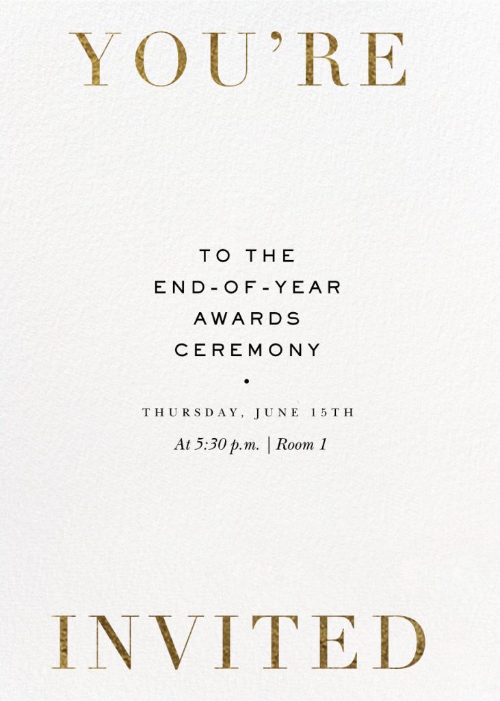 Endlong Invitation