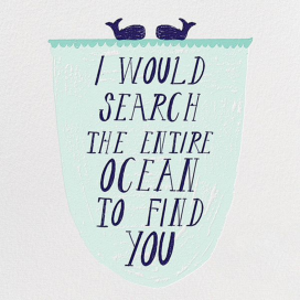 Out At Sea - Anniversary Card by Mr. Boddington's Studio