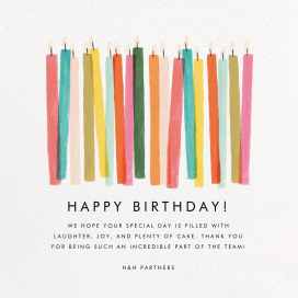 Candle Stand - Business Greeting Card by Rifle Paper Co.