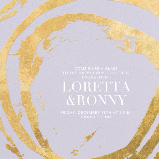 Montage - Engagement Party Invitation by Kelly Wearstler