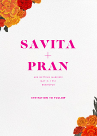 Benares (Save the Date) by Paperless Post