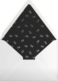 Sideways Lettering - Paperless Post Envelope