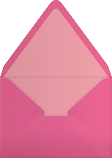 Rosy Gingham - Paperless Post Envelope