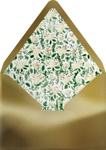 Falling Floral - Paperless Post Envelope