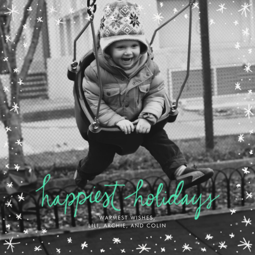 Holiday Wink - Holiday Card by Linda and Harriett