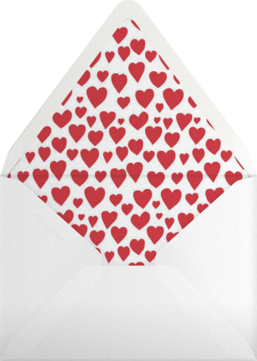 Hello Valentine Crosshatch - Linda and Harriett Envelope