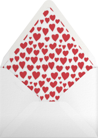 Hello Valentine Crosshatch - Linda and Harriett Envelope