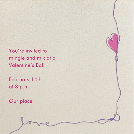 Heartstrings - Valentine's Day Invitation by Paperless Post
