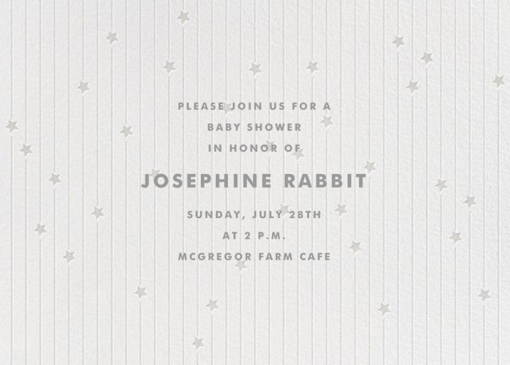 Star Showers - Baby Shower Invitation by Paperless Post