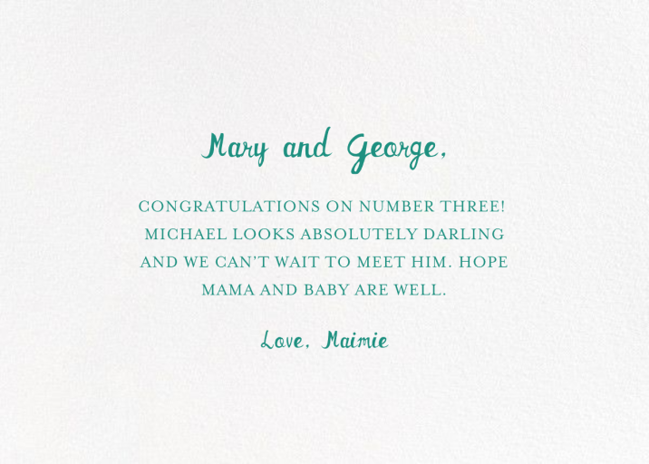 Stork Watch by Mr. Boddington's Studio - Back