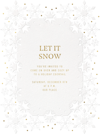 Little Paper Snowflakes by Paperless Post