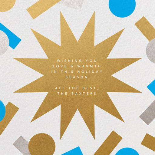 Holiday Confetti by Paperless Post - Back