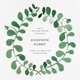 Mirabell - Baby Shower Invitation by Linda and Harriett