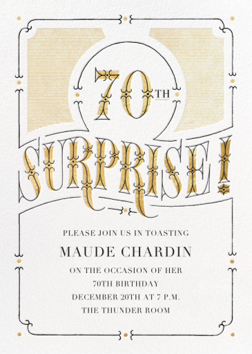 The Gilded Age - Invitation by Paperless Post